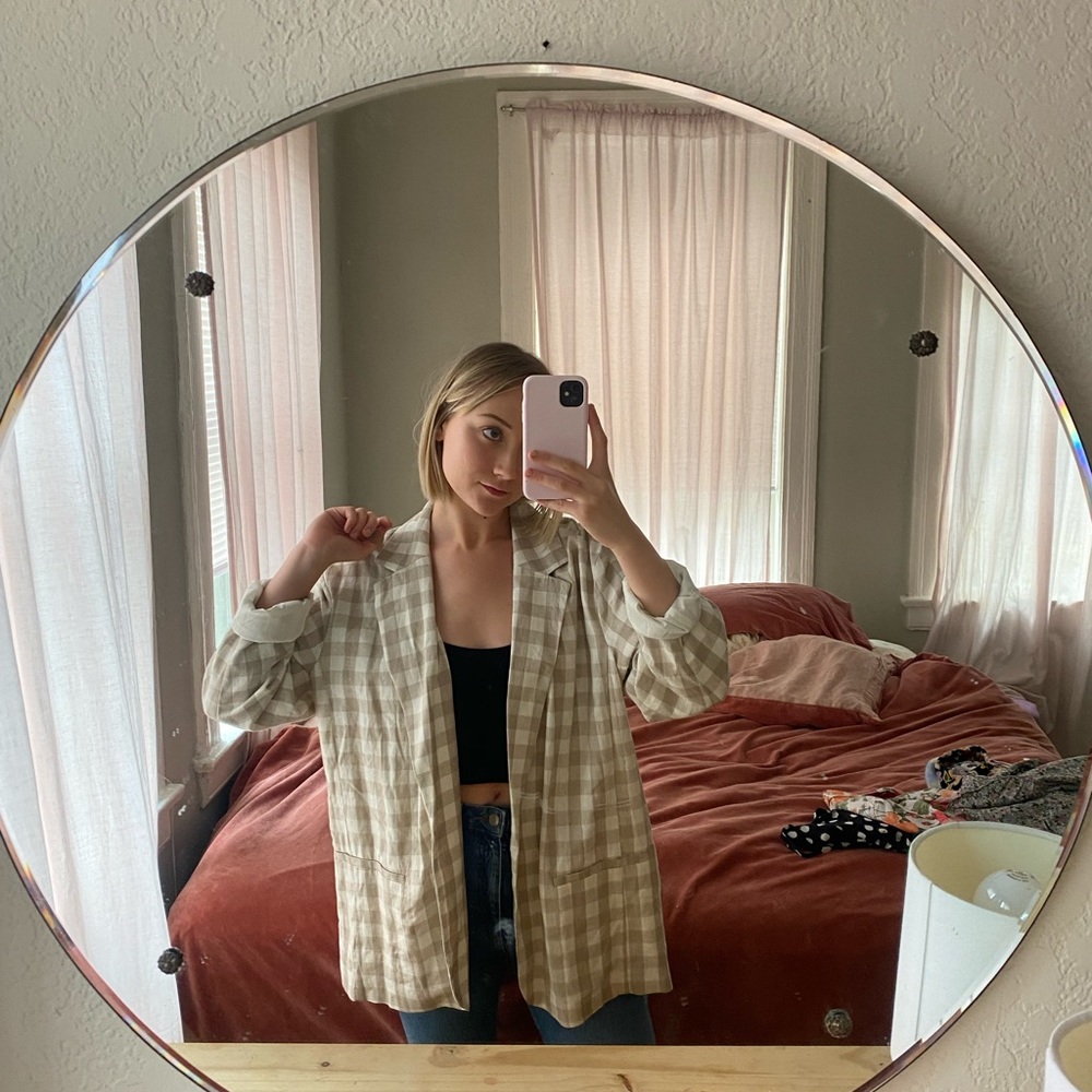 Universal Thread Gingham Blazer
